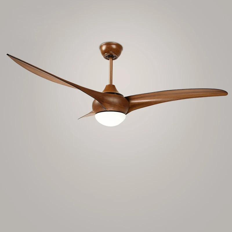 52inch American vintage loft led ceiling fan light DC ...