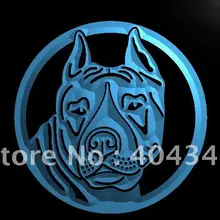 LB692-стаффордширский бультерьер штаффи собака светодиодный неоновый свет знак