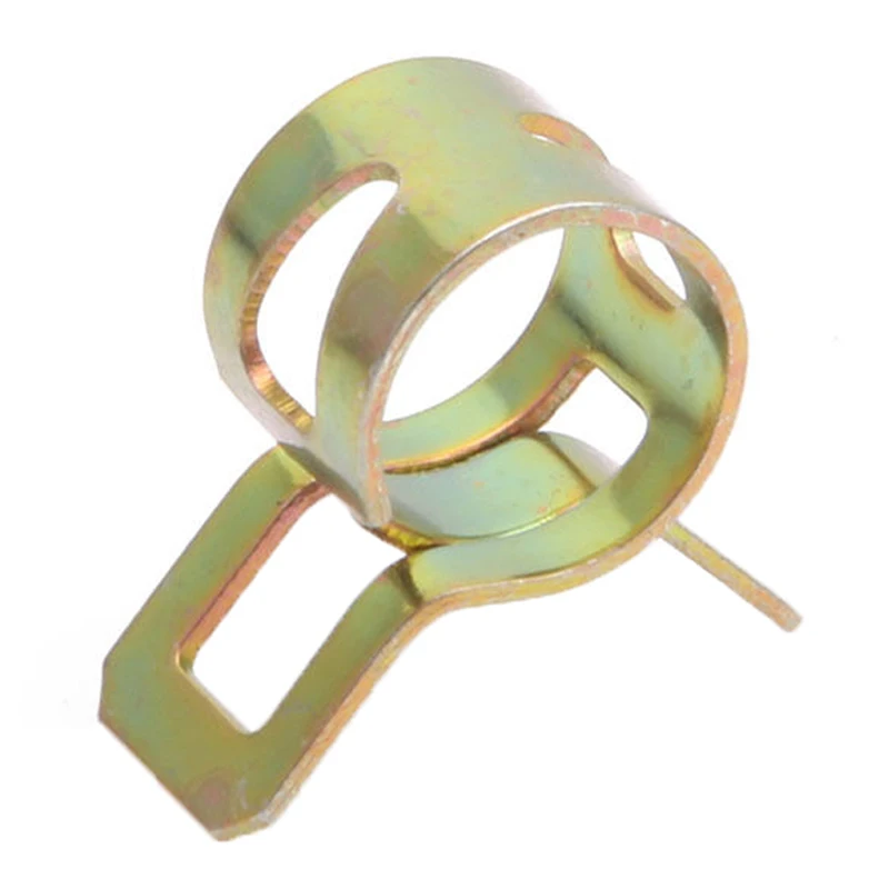 

10 x Spring Clip Fuel Hose Line Water Pipe Air Tube Clamps Fastener Dia. 6mm TL018