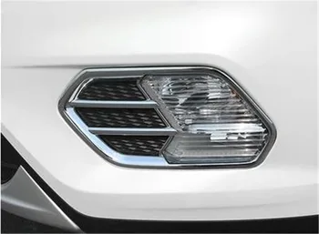 

ABS Chromium Styling Car Front +Rear Fog light Lamp Cover Trim For Ford Kuga Escape 2017 2018