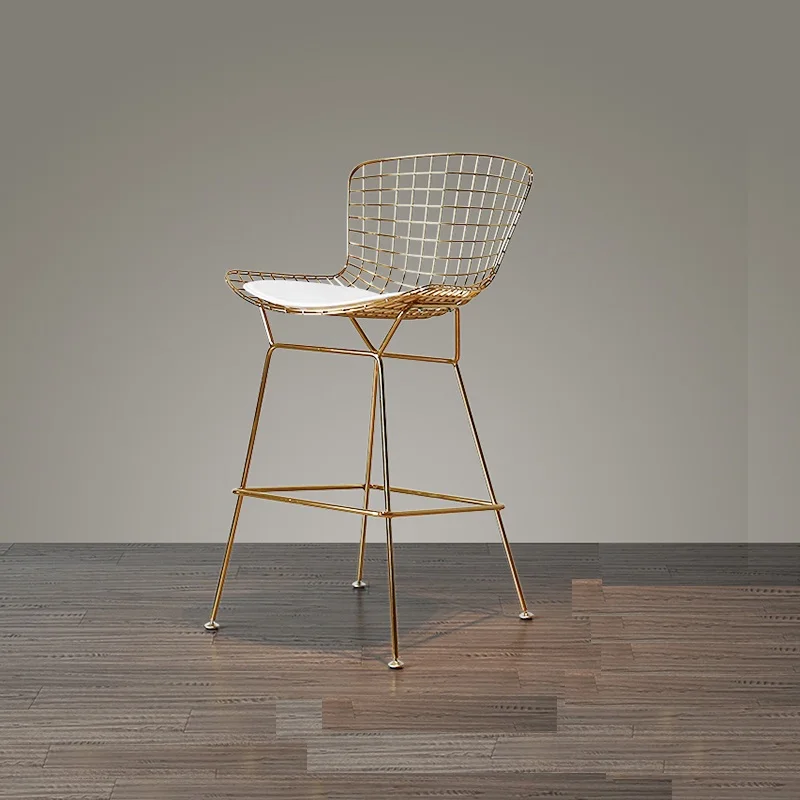 U-BEST Bar Set Seat Height 75cm Modern Chromed Golden Design Bar Stool Barstool Bar Chair Metal wire loft counter Stool U-BEST Bar Set Seat Height 75cm Modern Chromed Golden Design Bar Stool Barstool Bar Chair Metal wire loft counter Stool