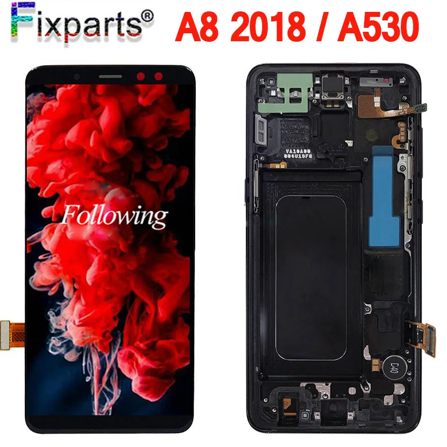Гарантийный протестированный экран 5 6 &quotдля Galaxy SAMSUNG A530 ЖК-кодирующий