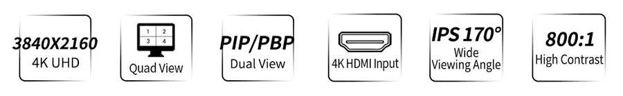 SEETEC 4K156-9HSD 15,6 дюймов 3g SDI радиовещательная студия видео монитор 4 K UHD 3840x2160 ips lcd 4x4 K HDMI квадрант Дисплей VGA DVI