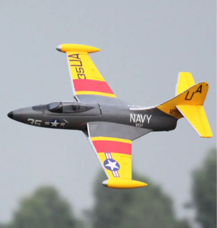 Ручной запуск RC самолет F9F PNP