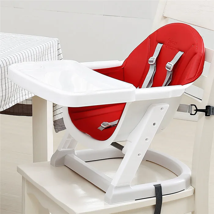 Многофункциональное детское обеденное кресло, детское кресло для еды, легкое складное переносное детское обеденное кресло - Цвет: red