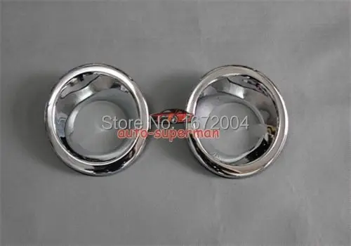 

Chrome Fog Light lamp cover Bezels rings FOR LAND ROVER DISCOVERY 3 4 LR3 LR4 04-12