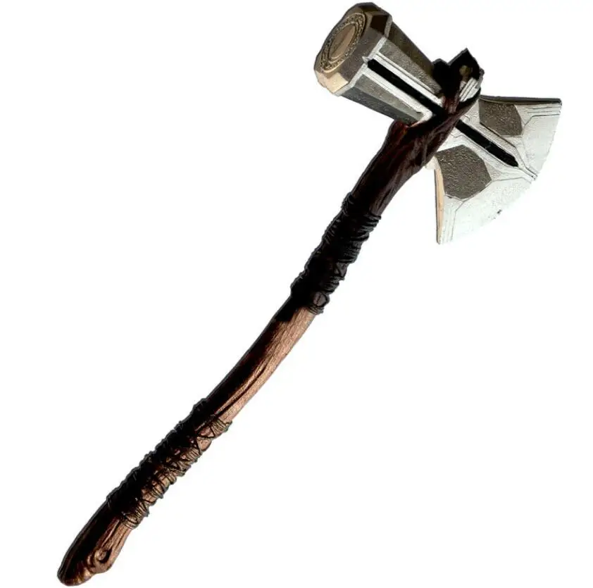 73cm Cosplay 1: 1 Thor Hammer Ax Ax Hammer Thor Thunder Stormbreaker Figure Model Role Playing PU Toy