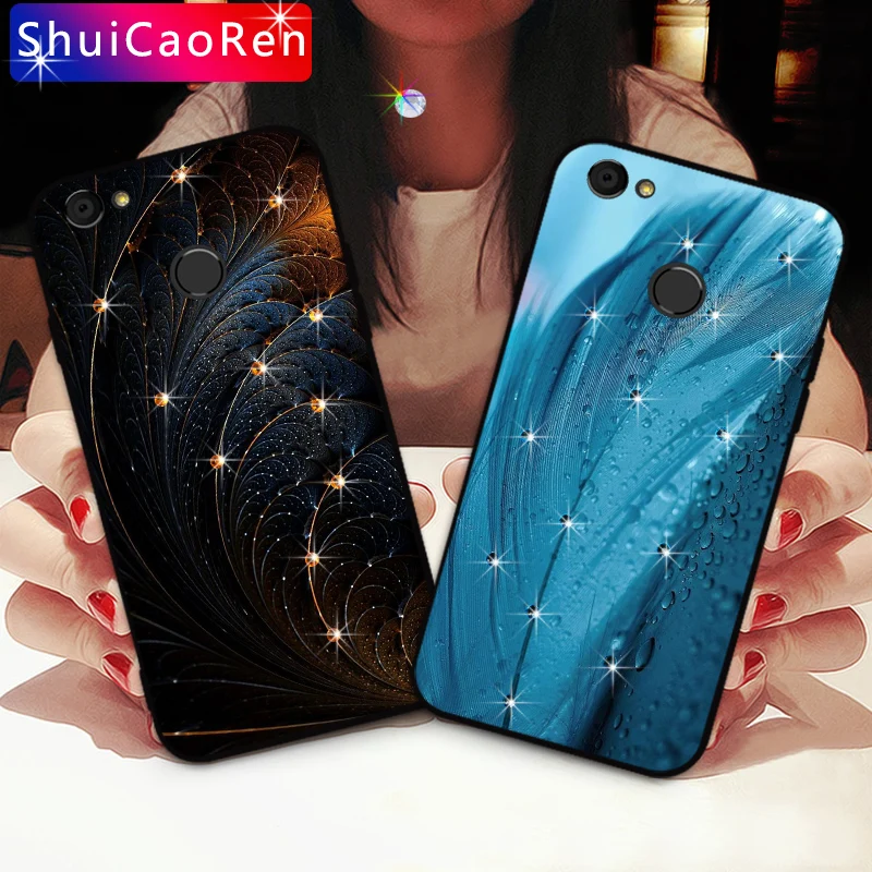 

Luxury Silicone Cases For ZTE Blade A6 Lite Glitter Diamond Shell Back Cover For ZTE Blade A0622 5.2" Rhinestone Case