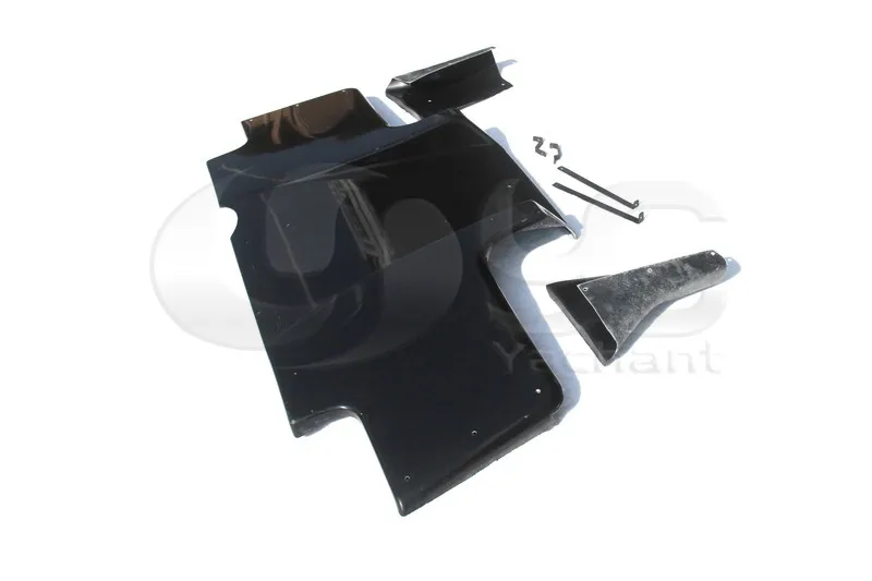 1995-1998 Nissan Skyline R33 GTR Top-Secret Type1 Style Rear Diffuser 3pcs with Metal Fitting Accessories  FRP (4)