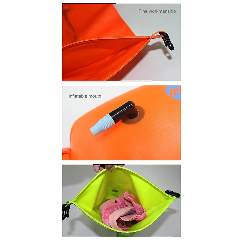 Snorkeling natación Camping botella de agua Rafting kayak al aire libre río Trekking supervivencia campo bolsa flotante océano paquete XA879WD