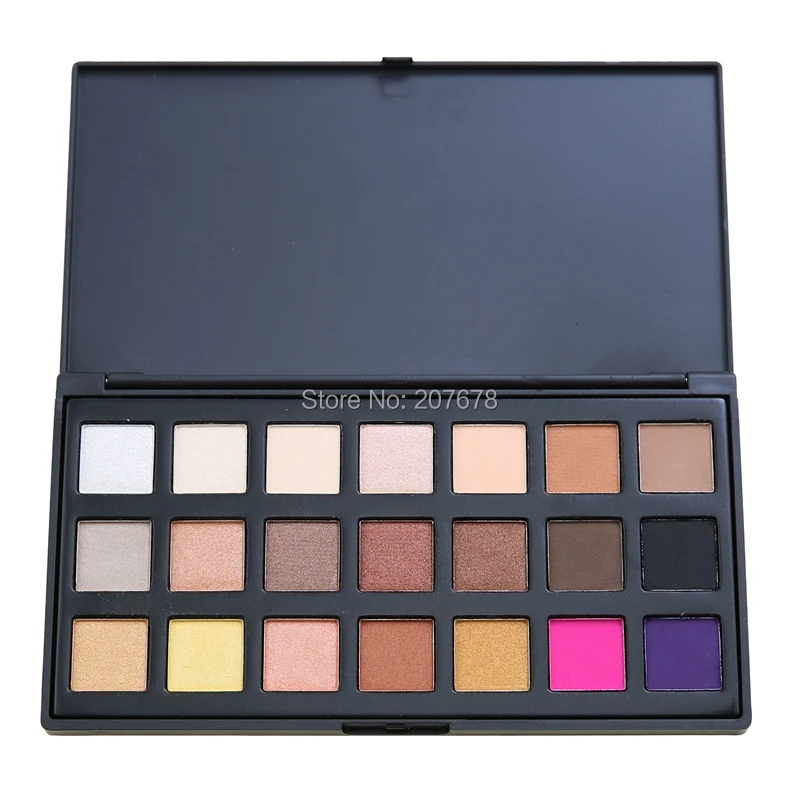 Бренд 35 цвет тени для век Pallete великолепные шелковая пудра Professional Nature Make up Палетка с дымчатыми оттенками Теплые Матовые блестящие тени век