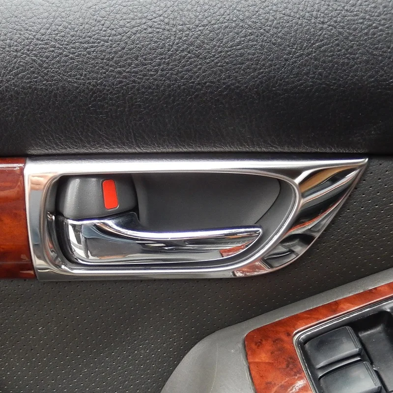 Внутренняя внутренняя дверная ручка из нержавеющей стали для Toyota Land Cruiser Prado J120 2003 2004 2005 2006-2009