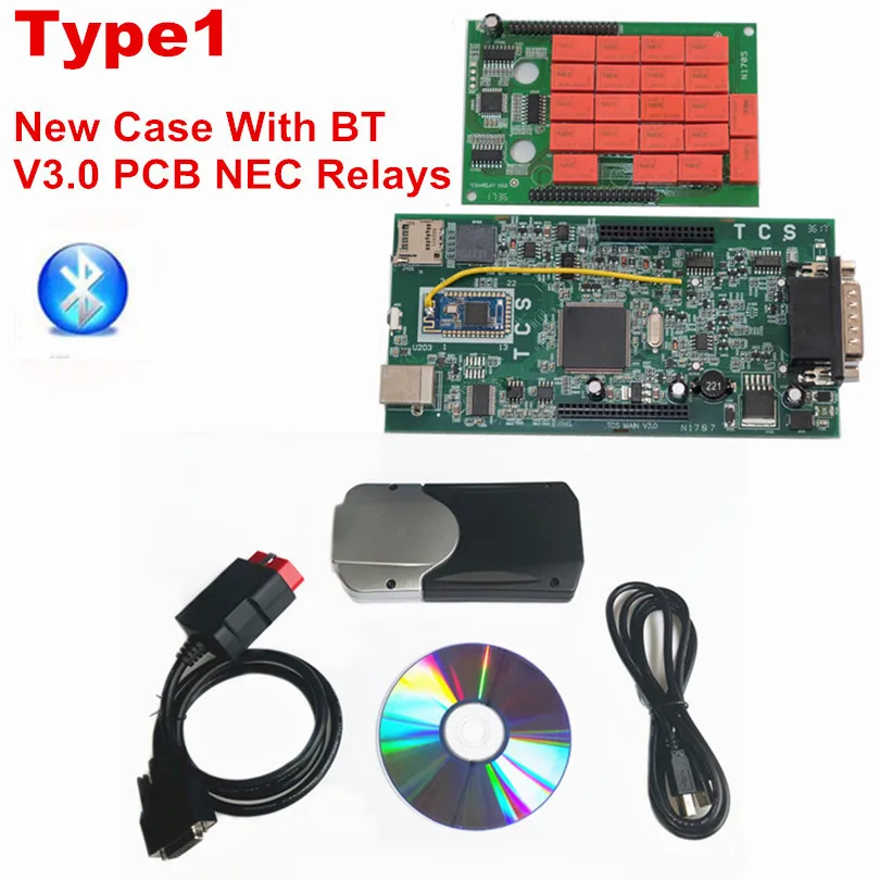 Новый сканер tcs OBDIICAT 150 V3.0 NEC 9241A Chip BT 2016.R1/2016 00/2017 1 OBD2 автомобильный диагностический