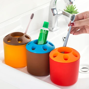 

Storage Bathroom Accessories Porous Toothpaste Toothbrush Holder Multifunction Practical Convenient Toothbrush Holder Home Tools