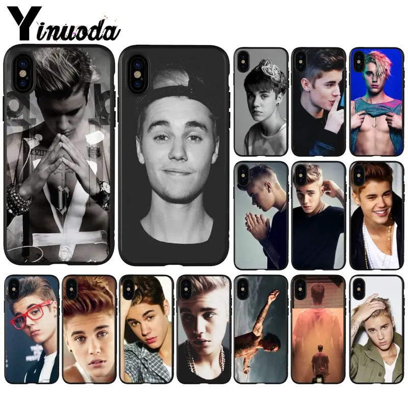 Popular Singer Justin bieber Soft Silicone TPU Phone Cover for Apple iPhone 8 7 6 6S Plus X XS MAX 5 5S SE XR Cover