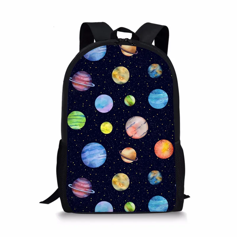 Nopersonality 3 шт./компл. детские школьные сумки с мультяшными планетами для мальчиков и девочек, книжные сумки для начальной школы, детский школьный рюкзак - Цвет: L5272C