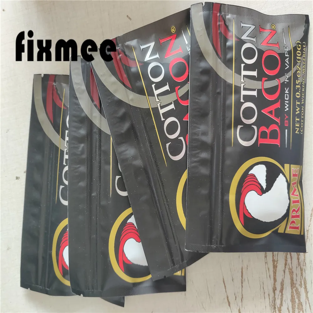 

fixmee Cotton Bacon Vape Cotton Gold Version Bacon For RDA RTA RBA Atomizer Vape Accessories E Cigarettes