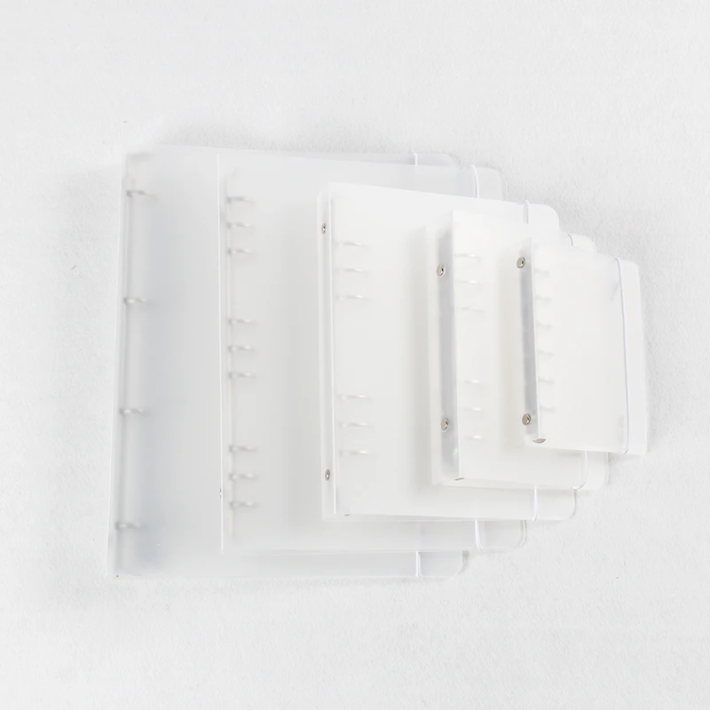 B5 A5 A6 A7 простой PP PVC спиральный переплет свободный лист блокнот оболочка офисные