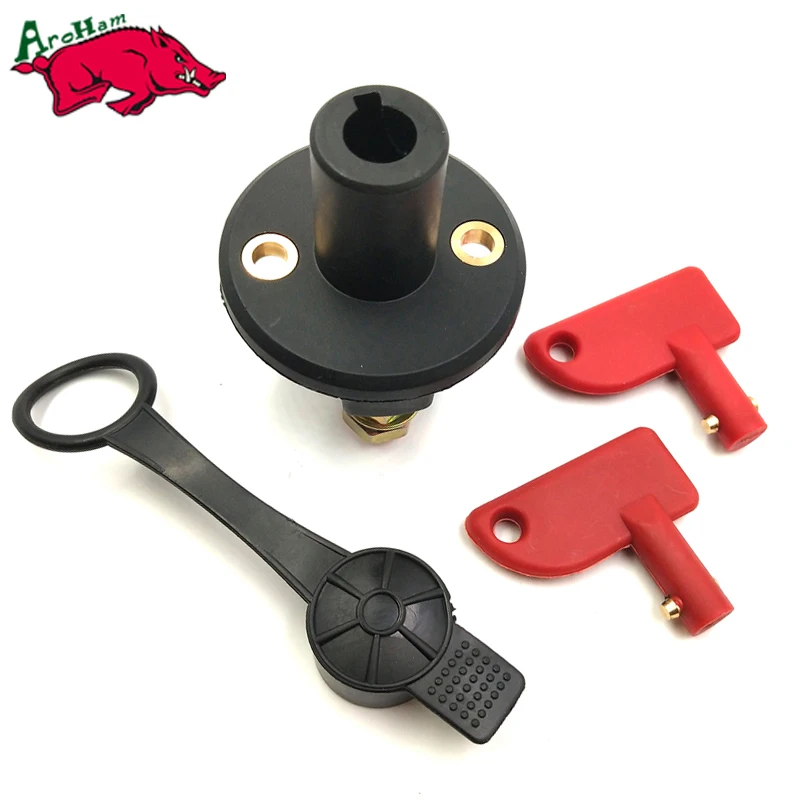 Aroham Car Switch Battery Isolator Cut Off Power Kill Switch 400A 24V