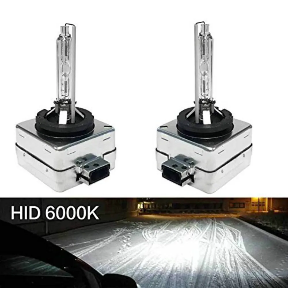 2 шт. HID D1S DC 12 В 35 Вт 6000K супер белый автомобильный ксеноновый головсветильник свет