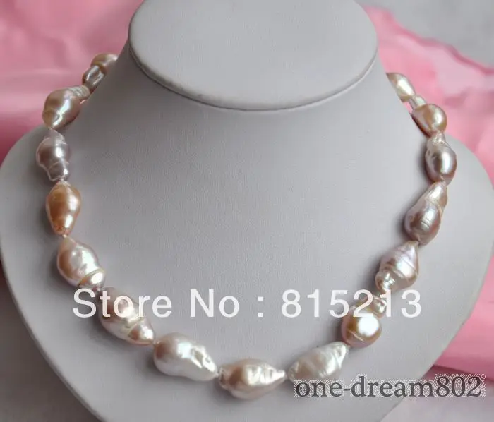 

ddh00955 17"22mm baroque purple reborn keshi pearl necklace 28% Discount (A0322)