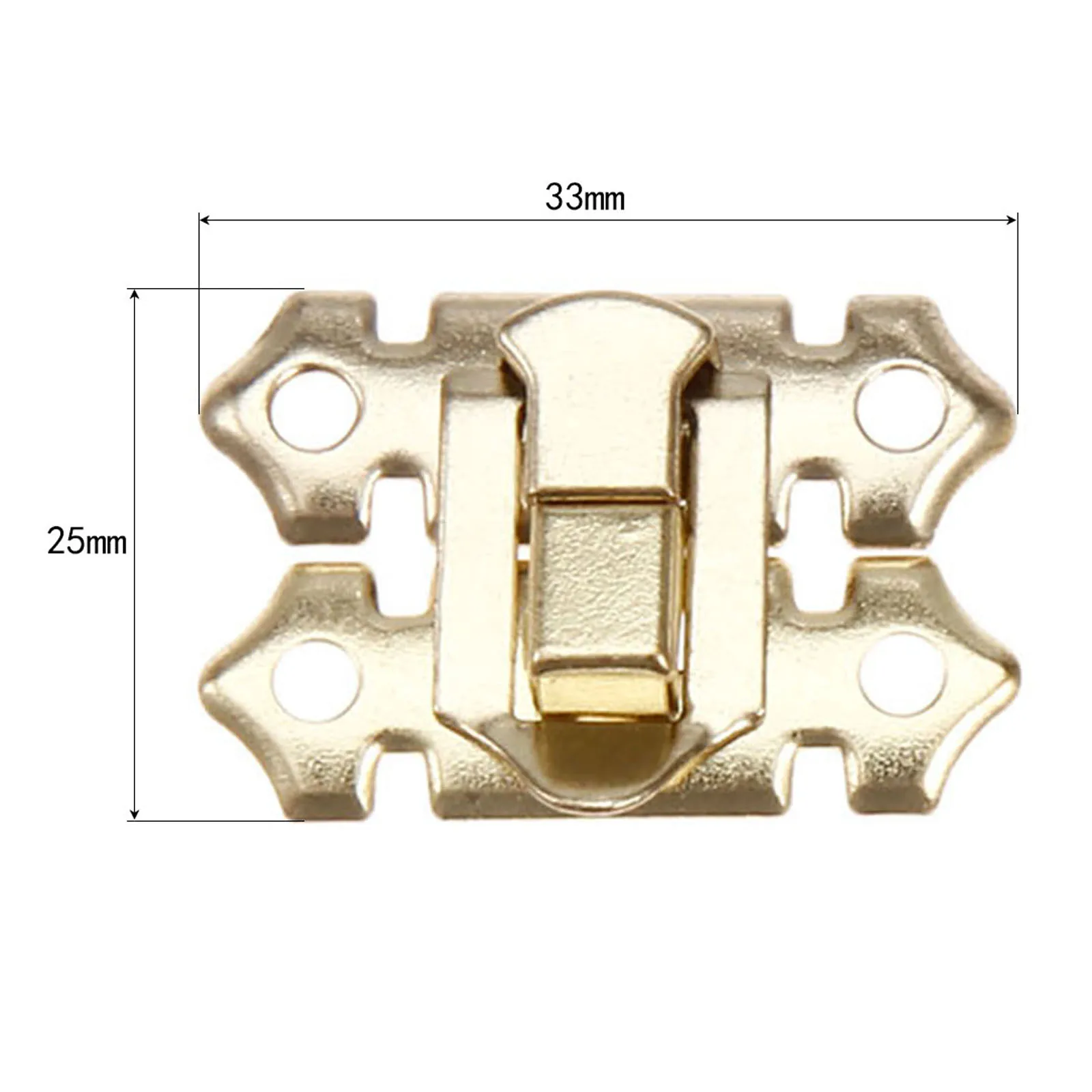 

10Pcs Box Latch Clasps Decorative Chest Jewelry Gift Wine Wooden Box Case Hasp Latch Lock 40Pcs Screw