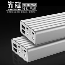 REMAX 20000mAh Dual USB LED Metal Extended Battery Safe Mobile Backup Power Bank Supply Universal Portable