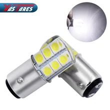 1 шт. 1157 P21/5 Вт Bay15d S25 светодиодный 12SMD 12V 1W силикагель автомобильный тормоз светильник стоп Парковка DRL лампы красный/белый/желтый