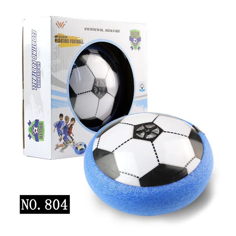 

15.5CM/6.1 IN Flashing LED Indoor Air Power Soccer Disc Funny Gliding Ball Toys Football Training Ball for Kids Gifts