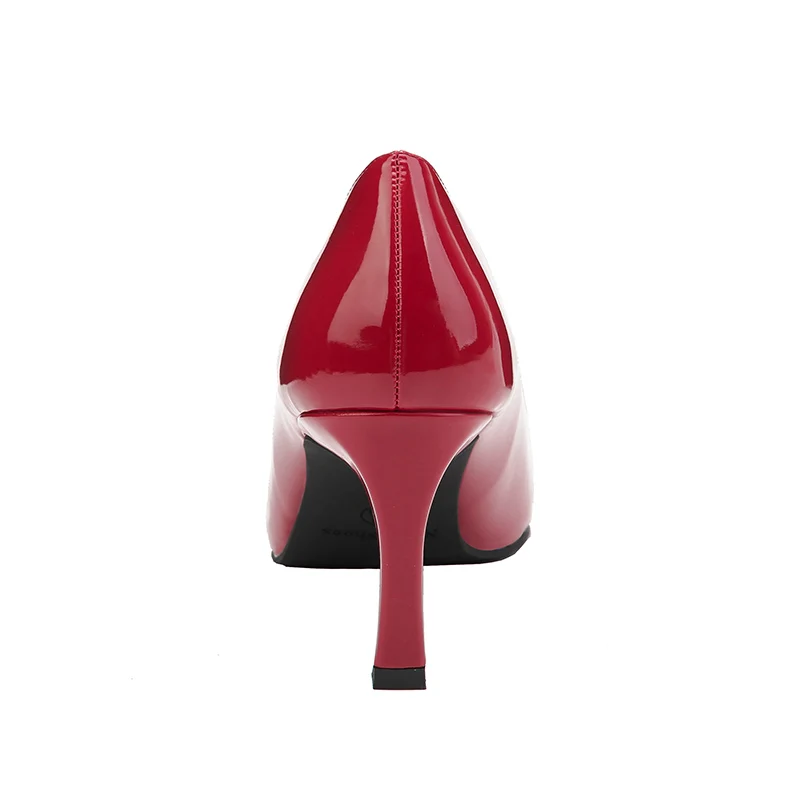 2019 Весенняя мода Роскошные на высоком каблуке 7 см Для женщин Насосы Классический бежевый и черный цвета Высокое качество туфли-лодочки