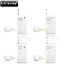 New Earykong 4 pcs/lot 433MHz Wireless Water Level Detector For Home Security Alarm System, Waterproof