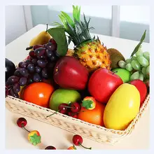 Высококачественный 1:1 ПУ имитация фруктов кухонные игрушки Раннее развитие и образование игрушки для познания фруктов