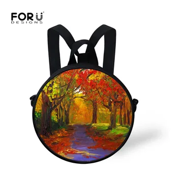 

FORUDESIGNS 2019 Hot Selling MultifuNction Round School Bag Practical Children Round Bag For Boy ang Girl Most Popular