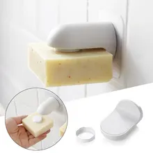 Бытовой инновационный магнит мыльница ванная комната настенный мыло держатель поглотитель удар дренаж для мыла коробка присоска Прямая