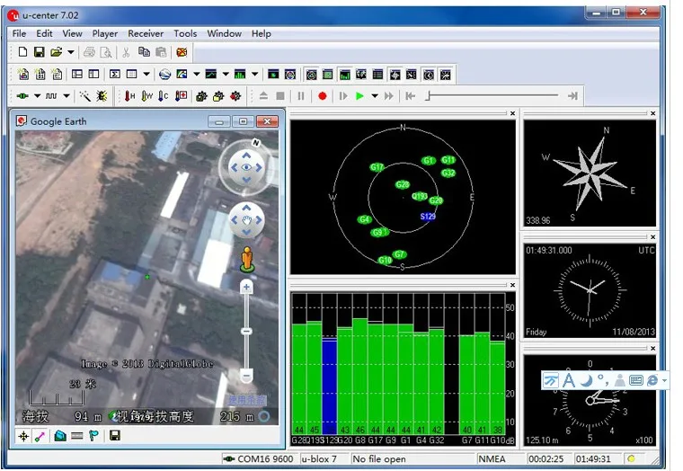 VK 162 GPS ключ G Mouse мышь USB навигационная плата двигателя Поддержка Google Earth