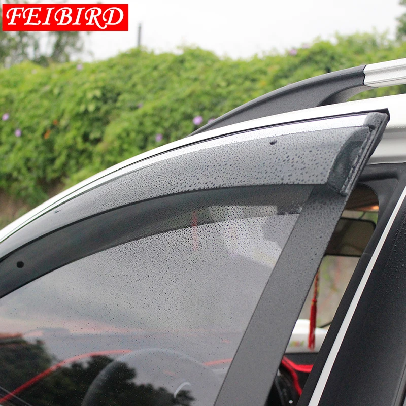 Аксессуары для Nissan Qashqai J11 2014 2018 оконные козырьки навесы дефлектор защиты от ветра