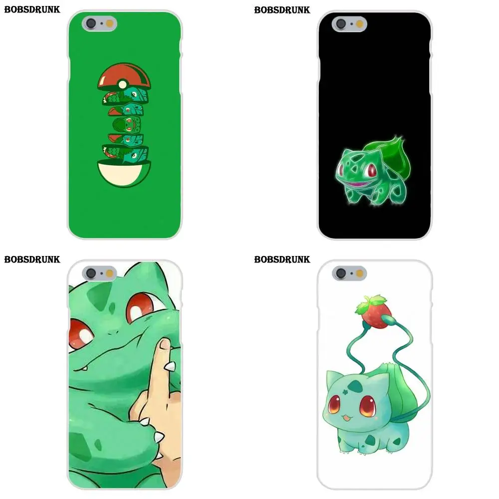 

EJGROUP TPU Cell Phone Cover Case Pokemons Bulbasaur For Apple iPhone X 8 7 6S 6 SE 5C 5S 5 4S 4 Plus