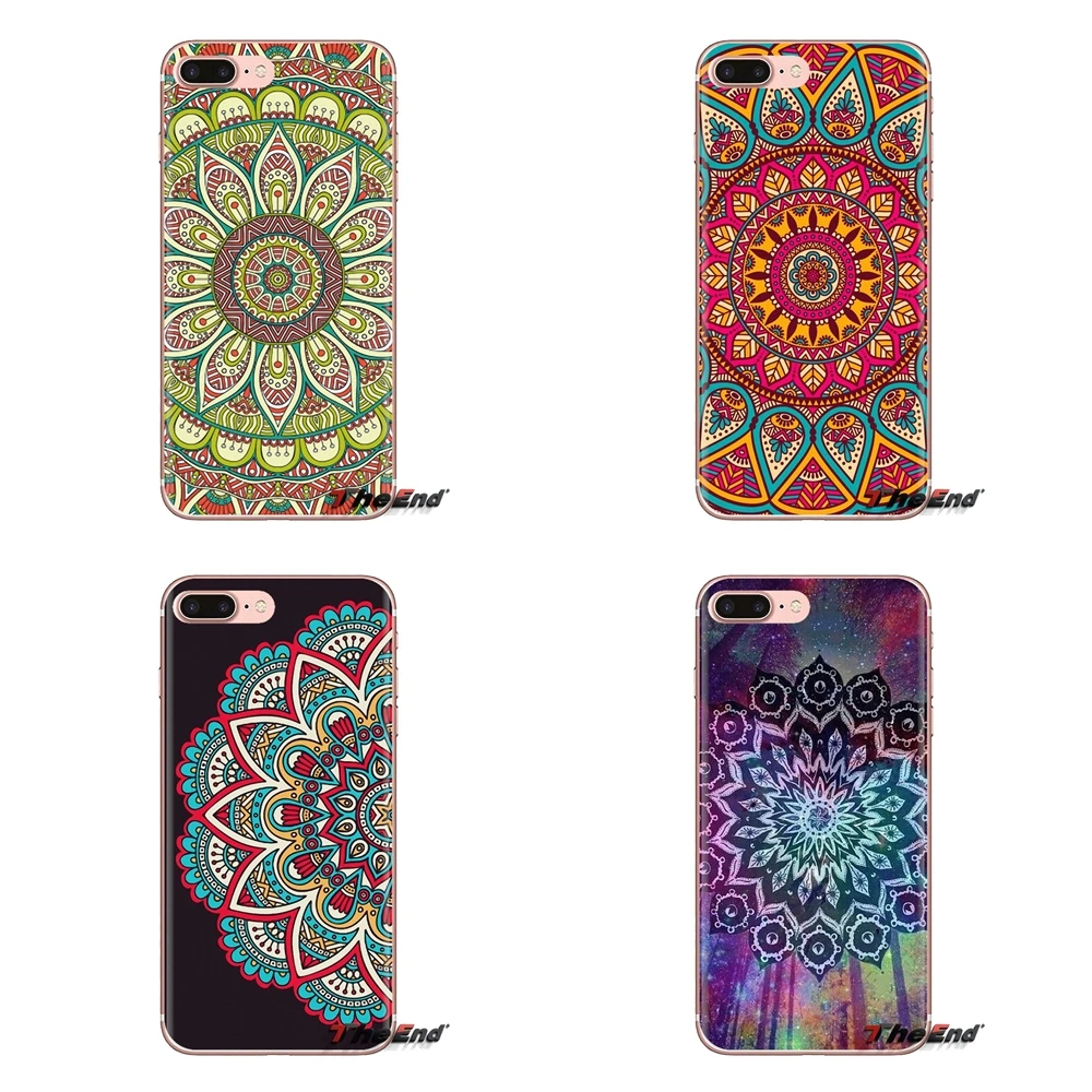Soft Cover Bag For Huawei Nova 2 3 2i 3i Y6 Y7 Y9 Prime Pro GR3 GR5 2017 2018 2019 Y5II Y6II Mandala Flower Floral Paisley Henna |
