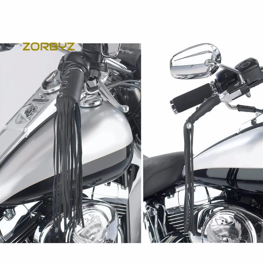ZORBYZ мотоциклетный чехол из искусственной кожи с черным пламенем для рычага руля