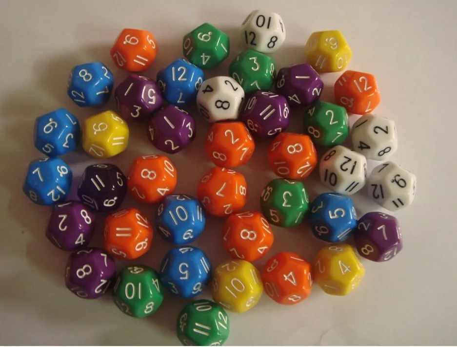 

D12"The gifts, gift boutique," dungeons and Dragons (D&D) 12 magic props dice
