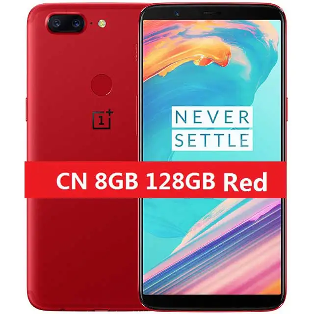 OnePlus 5 T 8 ГБ 128 Гб ПЗУ 18:9 полноэкранный Смартфон Snapdragon 835 6,0" AMOLED 4G LTE 20MP IMX398 NFC Быстрая зарядка OnePlus 5 T - Цвет: Red 8GB 128GB