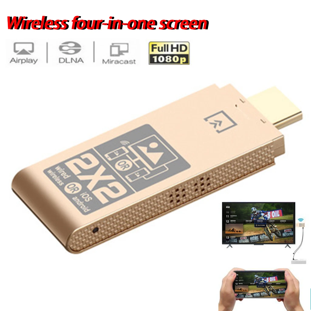 

Wireless HDMI Adapter Wireless Receiver Wi-fi Dongle Wi-Fi Display iPhone Adapter iOS Android Windows TV Miracast HDMI Dongle