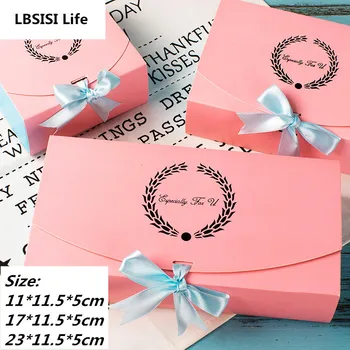 

100pcs Especially For U Paper Chocolate Cake Box Party Gift Packaging Box Cookie Candy Nuts Box DIY Wedding Gift Packing Box