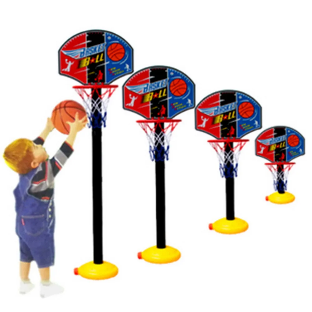 

85cm Kids Children Mini NBA Fans Toilet Bathroom Desk Home Basketball Fans Game Set Portable BasketBall Hoop Backboard Toy Sport