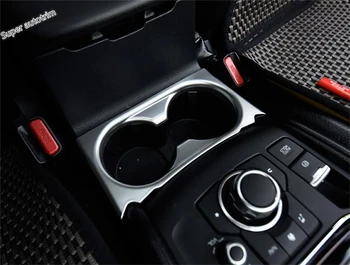 

Lapetus Accessories Interior Front Middle Water Cup Holder More Protection Cover Trim Fit For Mazda CX-5 CX5 2017 - 2020 ABS
