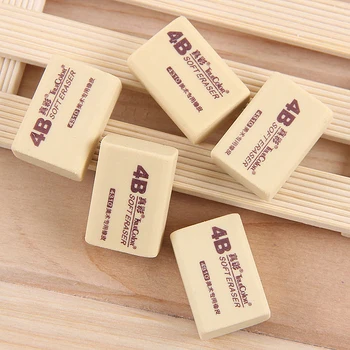 

3pcs/lot 4B Promotional Eraser Pencil Students Painting For Eraser Painting Art Stationery Office Drawing Soft Eraser