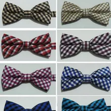 Мужская хлопковая галстук-бабочка взрослых бантом плед Регулируемый красочные бабочки оформлен Галстуки 2 шт/комплект