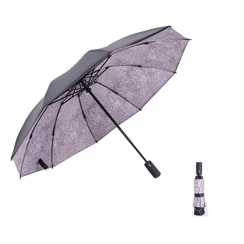 

Men Reverse Folding Automatic Umbrella Rain Women Parasol Strong Wind Resistant Big Umbrellas Business Portable Car Paraguas