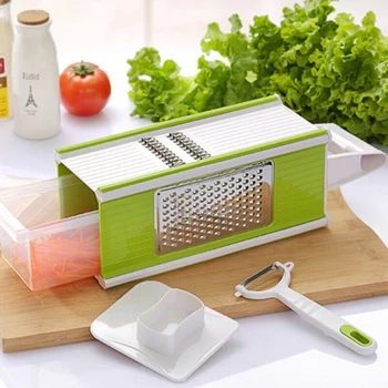 

Creative 5 in 1 Vegetable Slicer Set Multi-function Spiral Graters Plastic Vegetable Fruit Slicers Cutter Home Kitchen Accessory