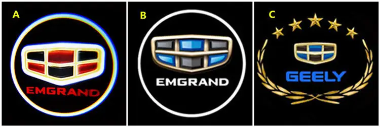 Для Geely new Emgrand X7 EmgrarandX7 EX7 SUV, автомобиль Добро пожаловать Дверь Призрак Тень светильник